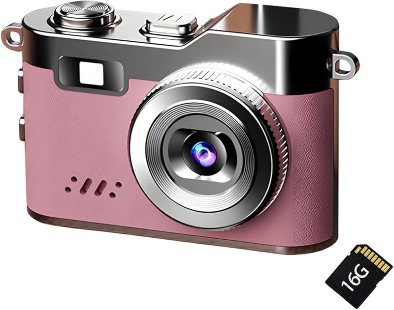 16G Pocket Camera with LCD Display Lightweight Portable for Outdoor Social Media Content Creation - Image 1